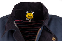 Load image into Gallery viewer, The Strong Boy Wax Cotton Gilet in Navy Blue
