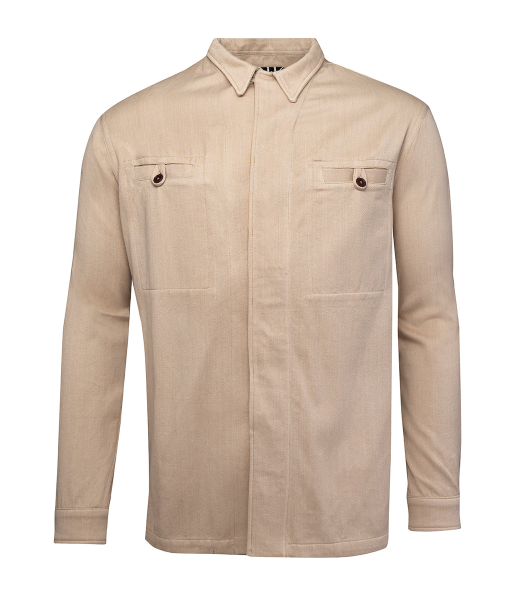 The Forrester Organic Smoke Overshirt