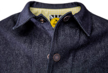 Load image into Gallery viewer, The Truck Heavy-duty Shirt in Midnight Blue and Black Denim
