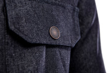 Load image into Gallery viewer, The Truck Heavy-duty Shirt in Midnight Blue and Black Denim
